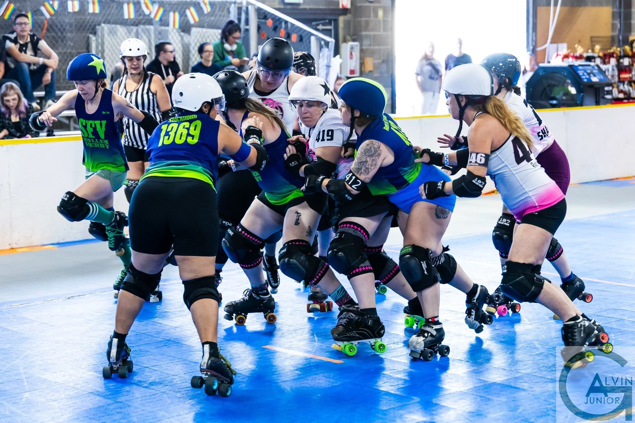 SFVRD Like OMGs vs. Outlaws Roller Derby
