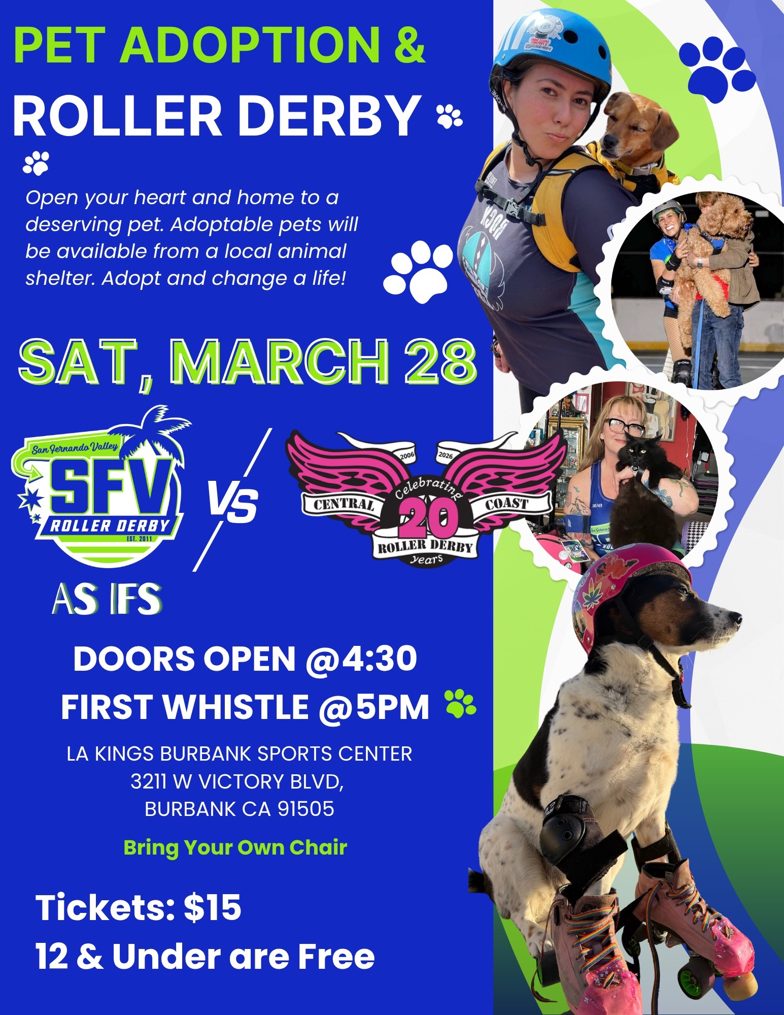 SFVRD As Ifs vs. Central Coast Roller Derby