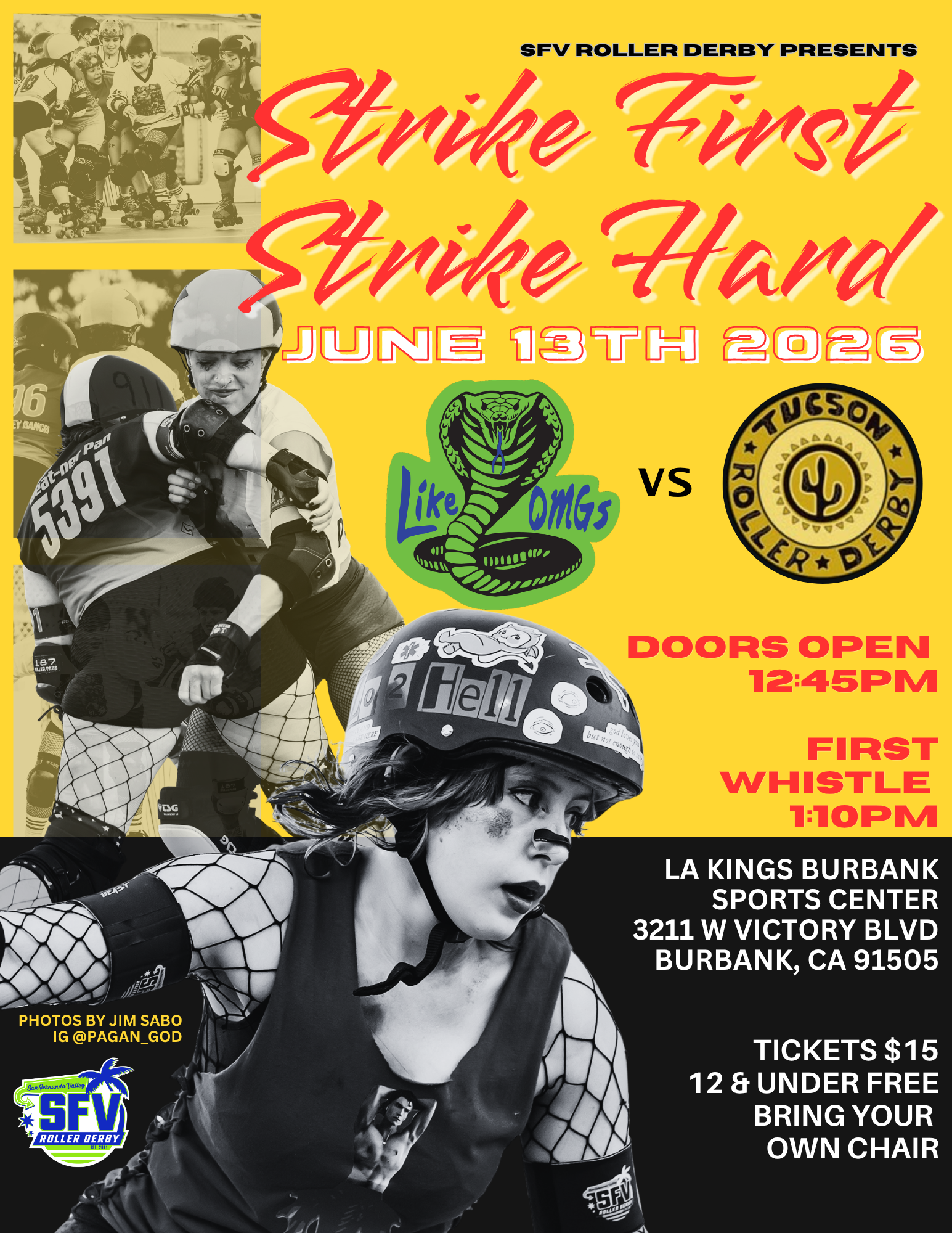 SFVRD Like OMGs vs. Tuscon Roller Derby 