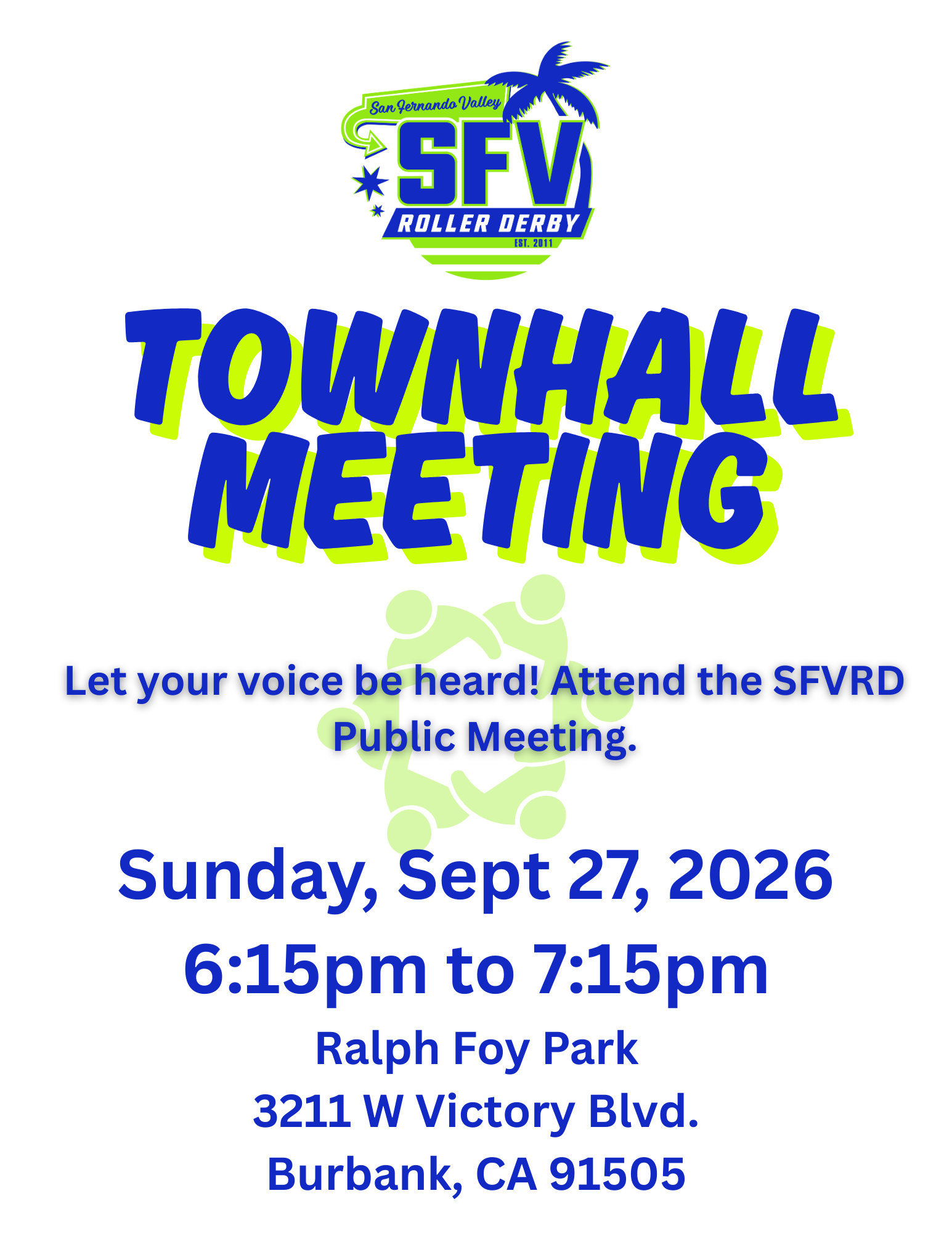SFV Roller Derby TownHall