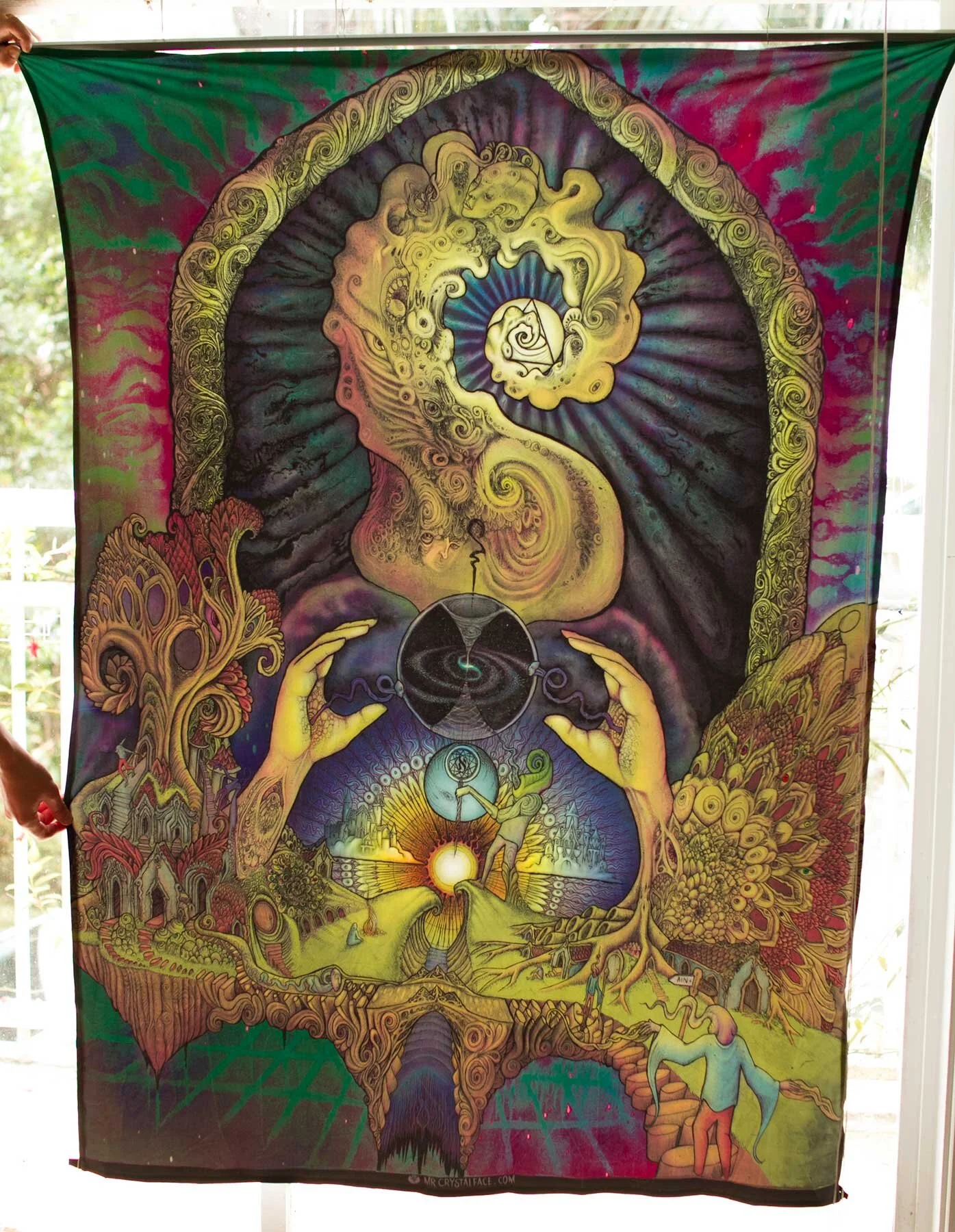 THE FOOL wall-hanging — Mr. Crystalface