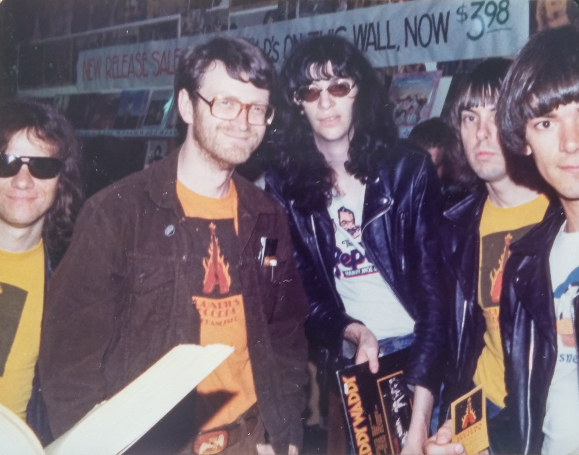 One of the times that The Ramones visited aQ.