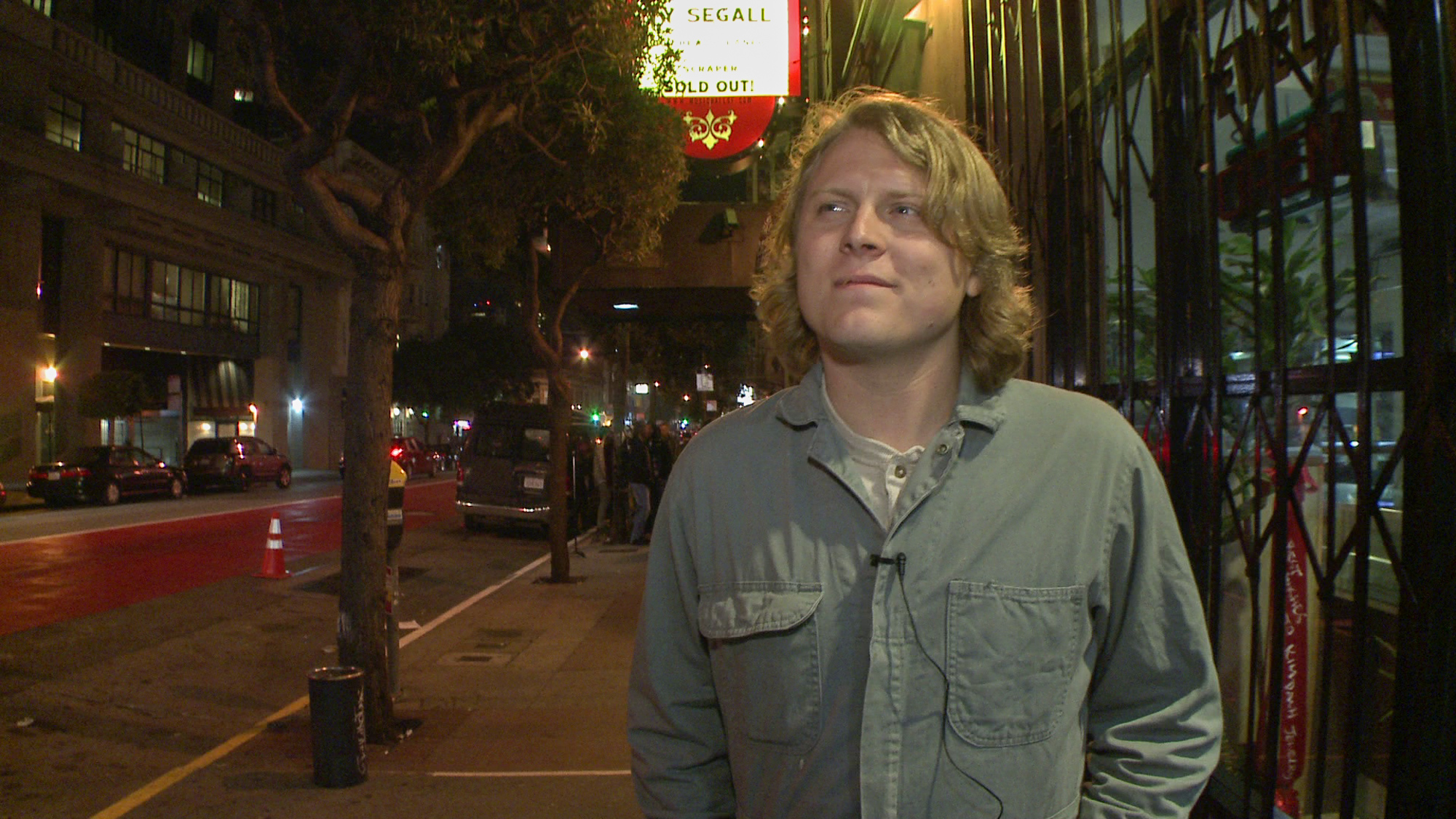 Ty Segall, shortly before his sold out show at the Great American in SF.