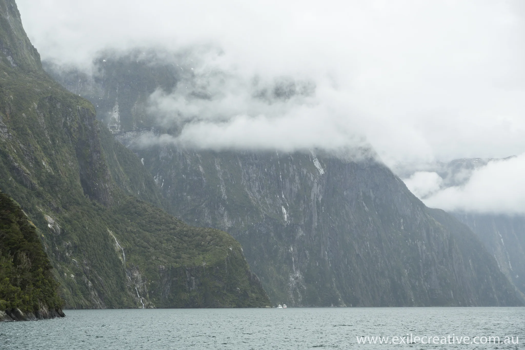 We took at cruise on the Sound. These cliffs were incredible! Canon 5Dmiii, 24-105L IS @ 105mm, ISO400, f/5, 1/250s & B+W CPL
