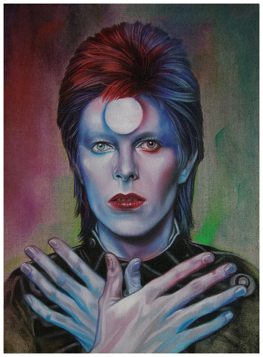 Portrait of David Bowie