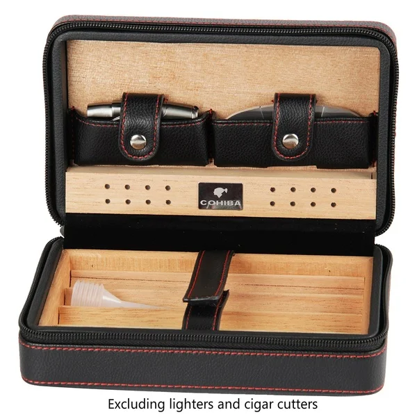 Cigarren Reise Tasche Leder Schwarz 3.jpg