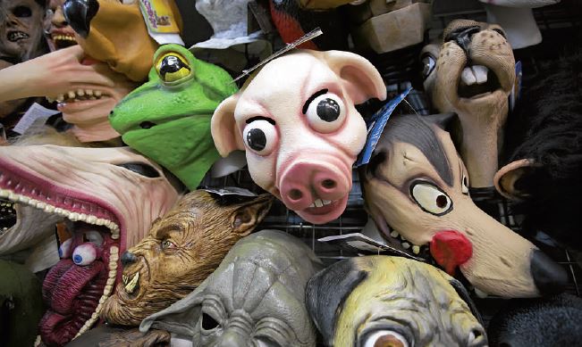 Eddie’s Trick Shop in Marietta has 2,500 costumes , as well as masks, wigs and makeup.