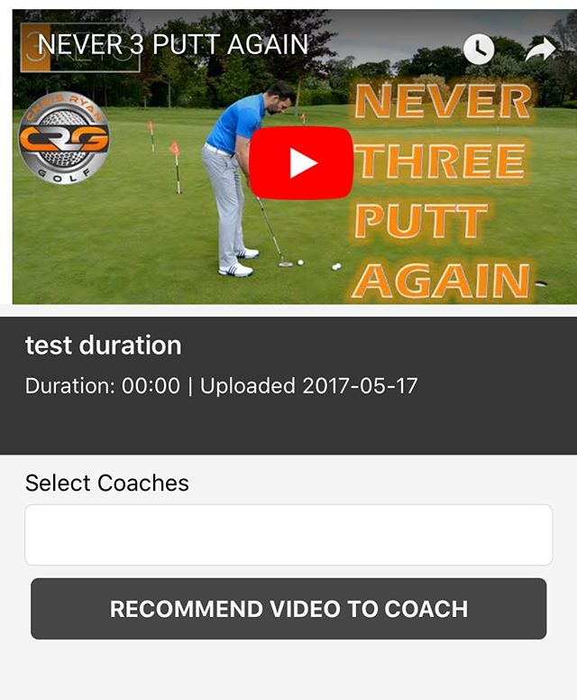 Have your students recommend media to you. #golflessons #golfcoaching #pga #sportech