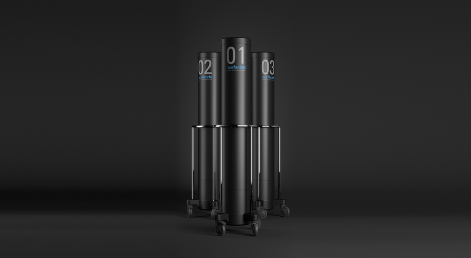 Surfacide UV disinfection, uv-c disinfection, decontamination