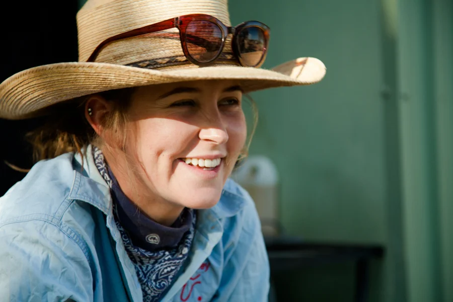 Courtney at the homestead