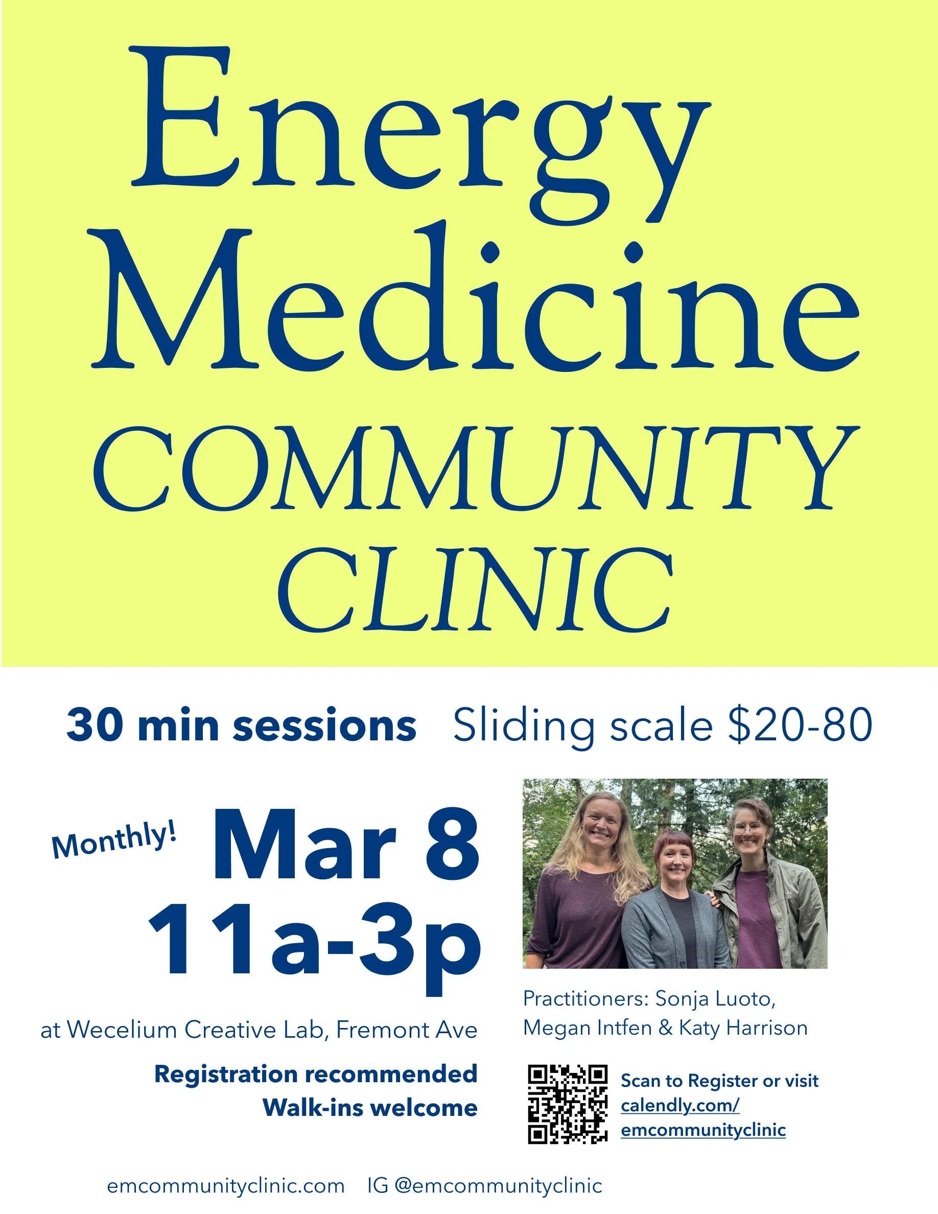 Energy Medicine Community Clinic