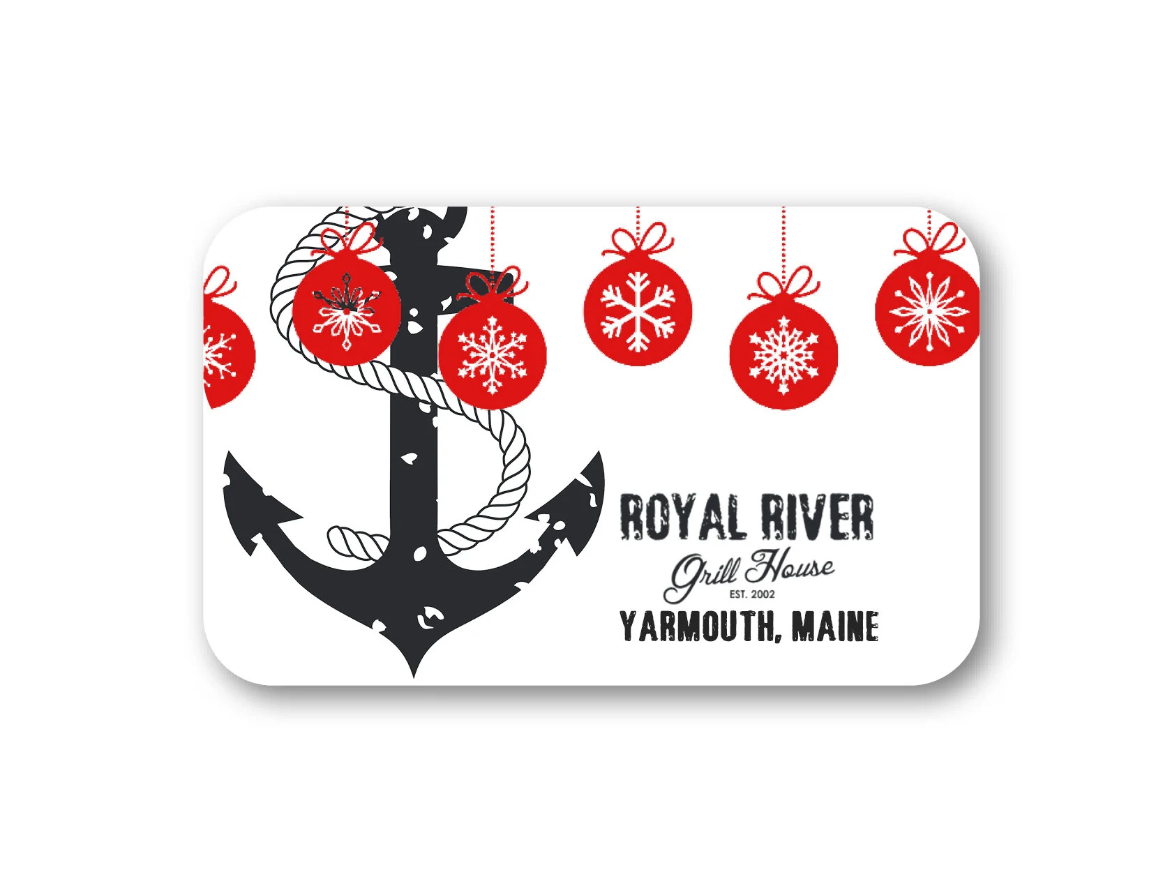Royal River Grill House Holiday Gift Cards