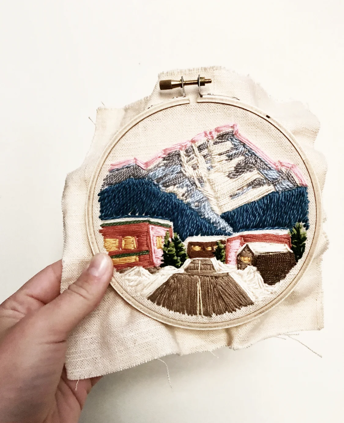 An example of past work: a Banff, Canada hoop.