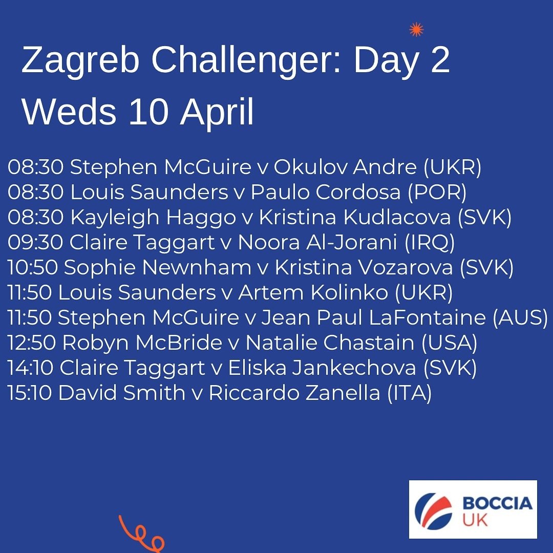 Hope you don&rsquo;t have plans tomorrow&hellip;

We have three GB athletes on the livestream. Yes, three! We have Louis at 08:30, then Sophie and then David. Who needs Netflix eh?

#boccia