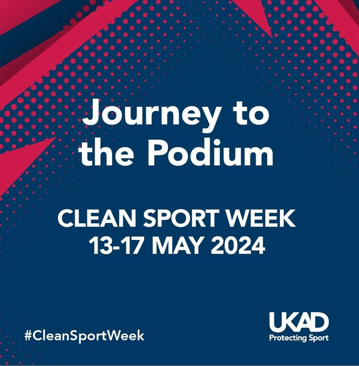 Athletes work hard to be at the very best. Creating a culture of clean sport is essential for the health of our athletes and the integrity of our sport. We&rsquo;re proud to support @ukantidoping &lsquo;s #CleanSportWeek &ldquo;Journey to the Podium&