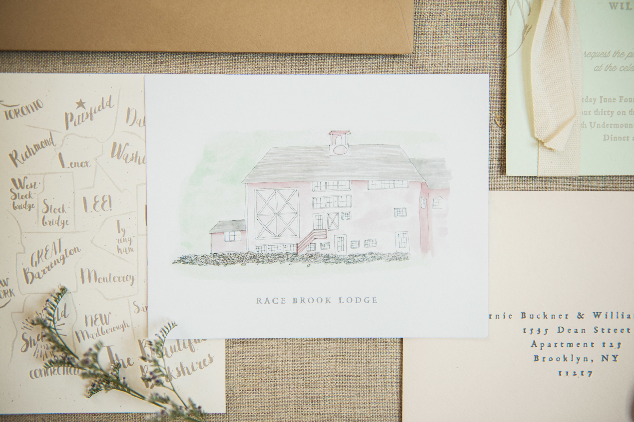  We created a simple little doodle of the Race Brook Lodge.&nbsp; 