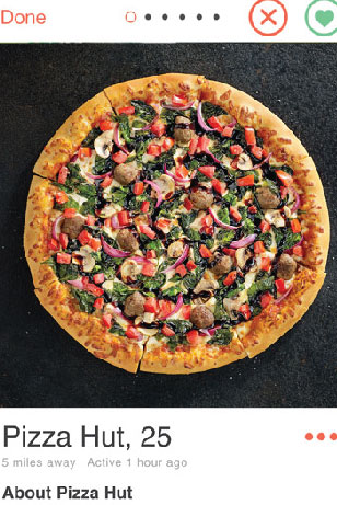 Pizza Hut Tinder Promotion