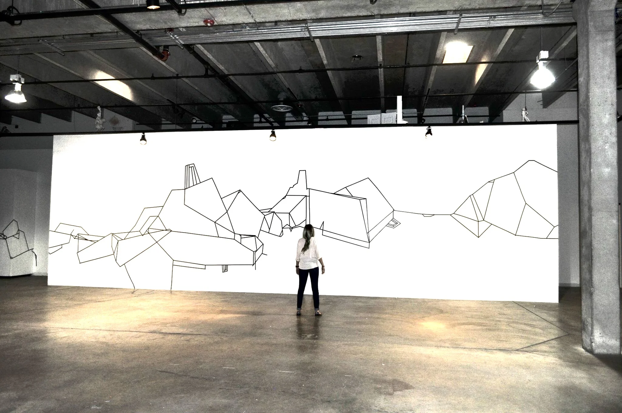 Untitled Wall Art | Rice Paper Tape | Redline | Denver, CO | 2016