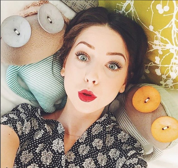 Blogger and Youtuber Zoe Snugg's selfie with Ruby Ruth's own Malcolm and Rita.