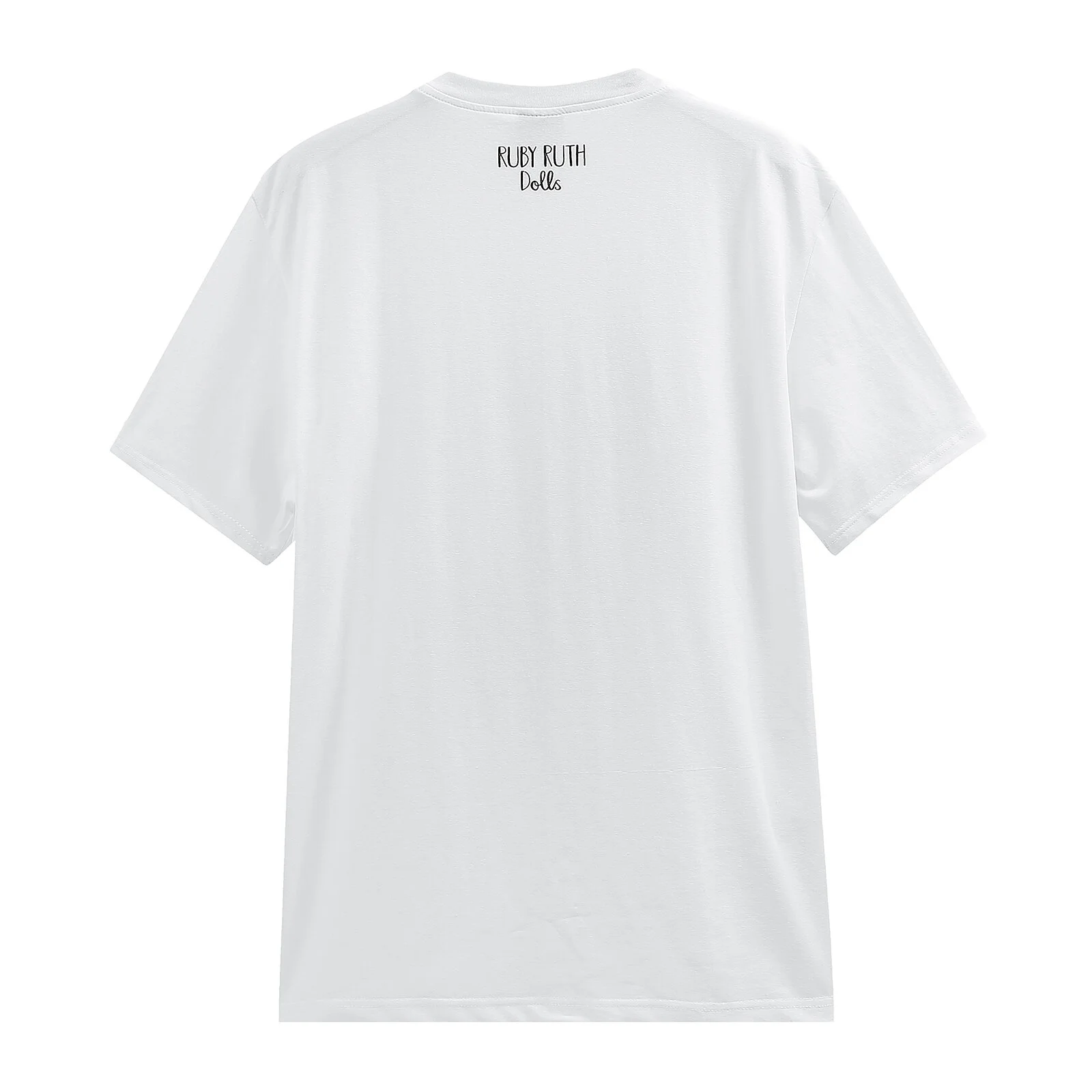 Ruby Ruth Dolls-designer t shirt-white back.jpg