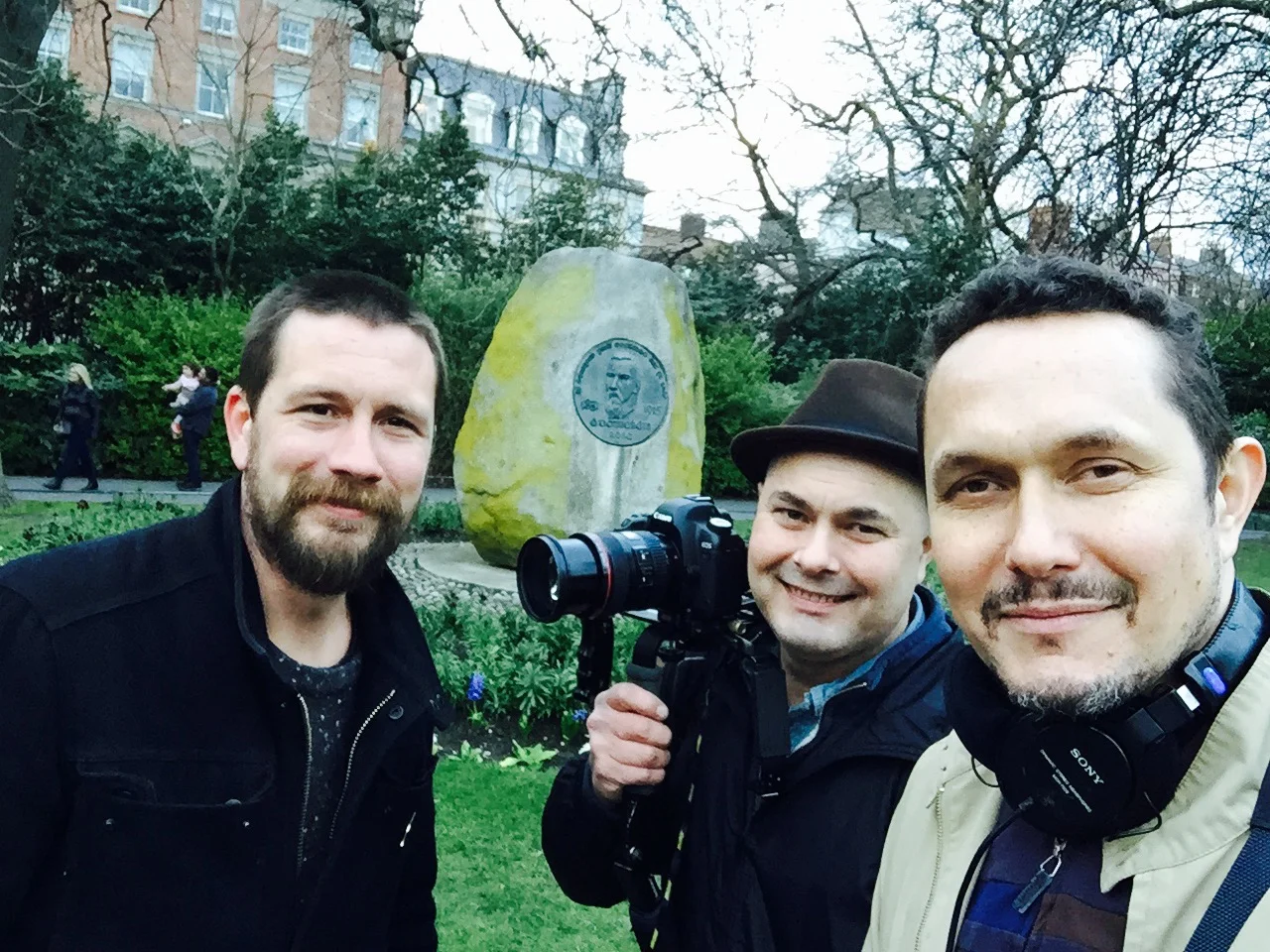 Filming in Dublin
