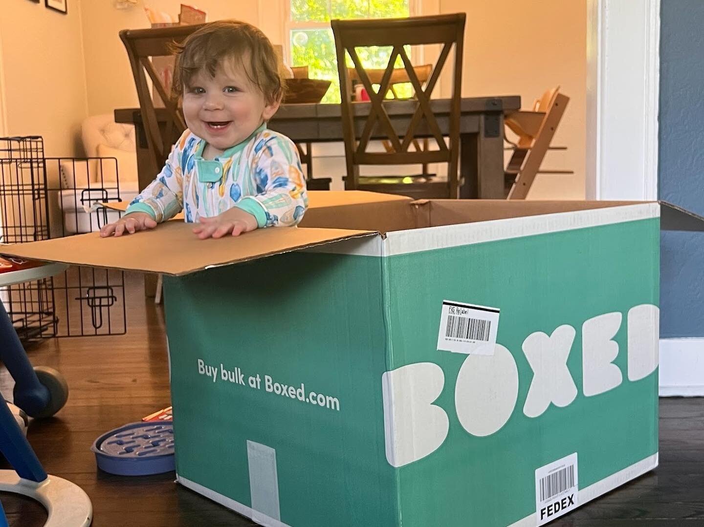 Did you know? Every Boxed box doubles as your kiddo's new fort! Cuteness delivered courtesy of @jill.no.one
