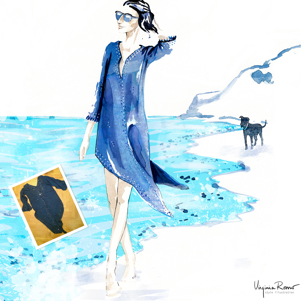 Fashion illustration Virginia Romo Dressember