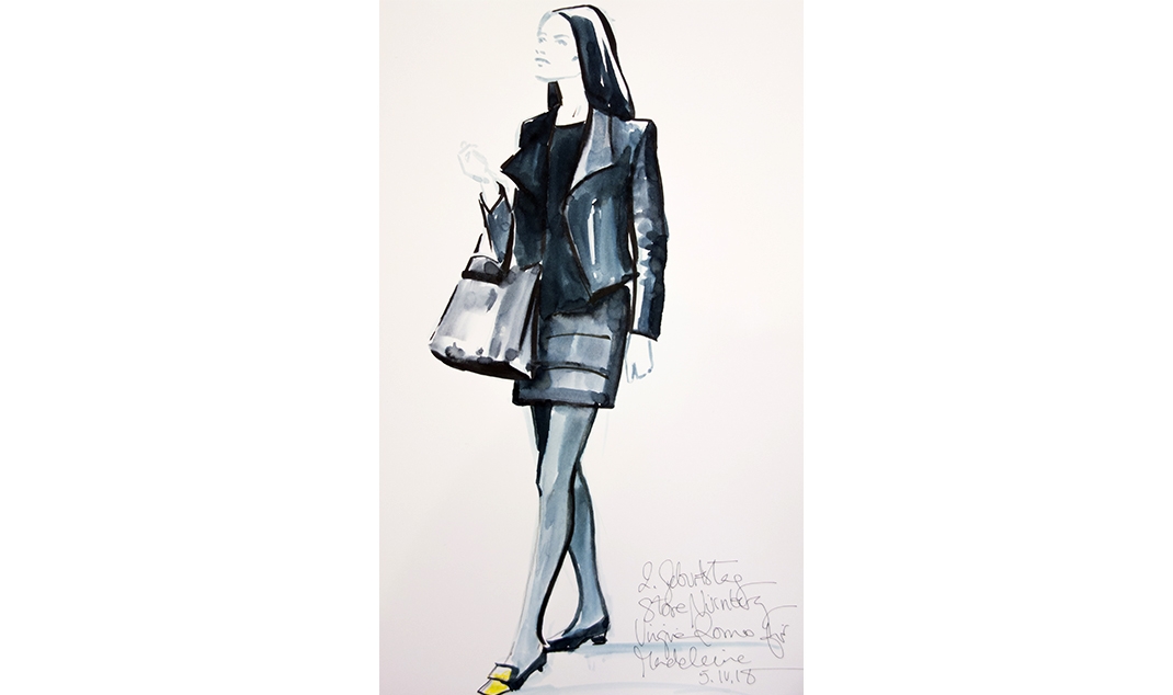 Virginia-Romo-fashion-illustration-live-sketches-Madeleine-store-event-12