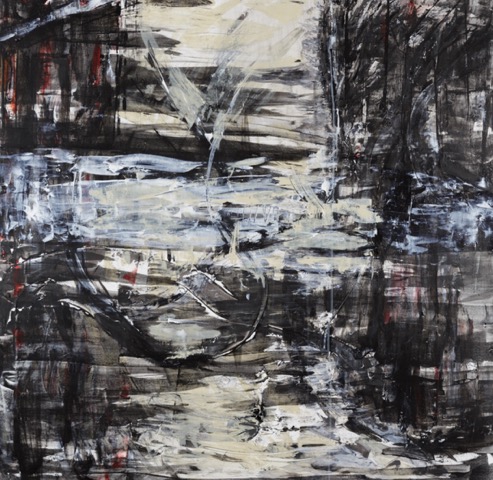 Linked Acrylic on canvas, 48”x48”.jpeg