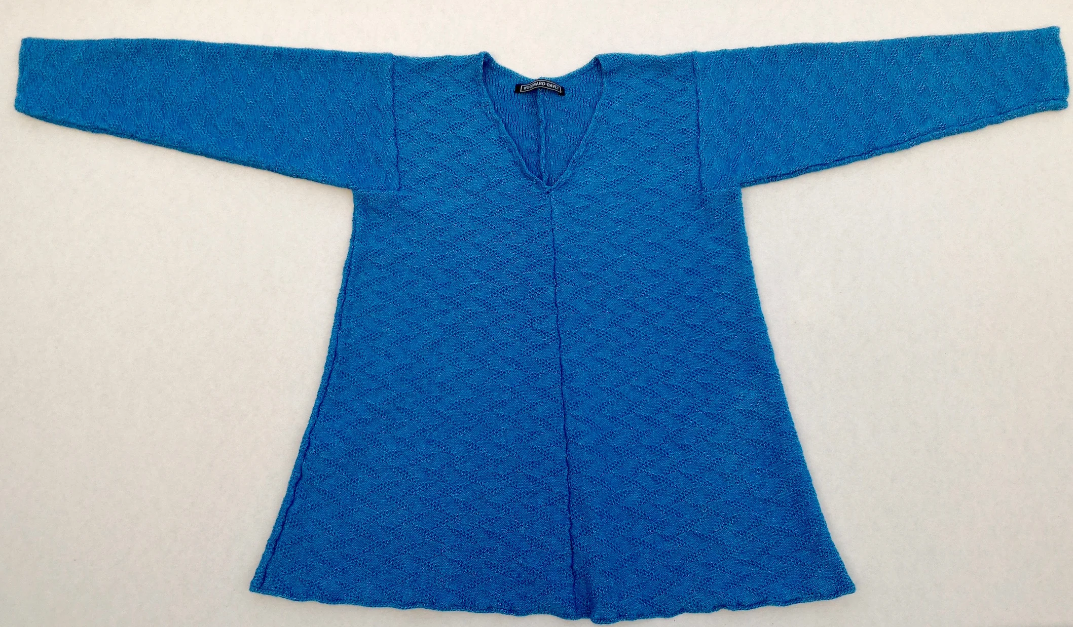 Tunic with hand crocheted edges