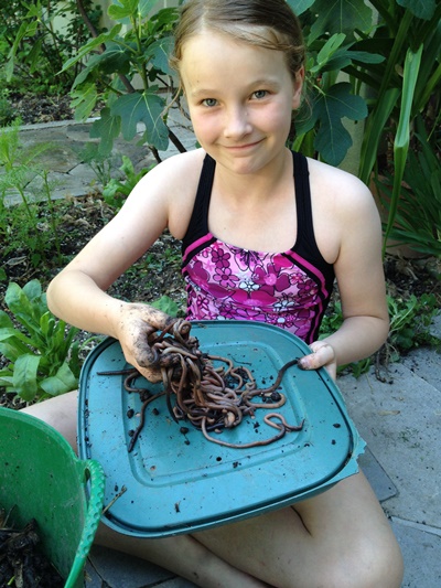 Worms. They really interest some kids.