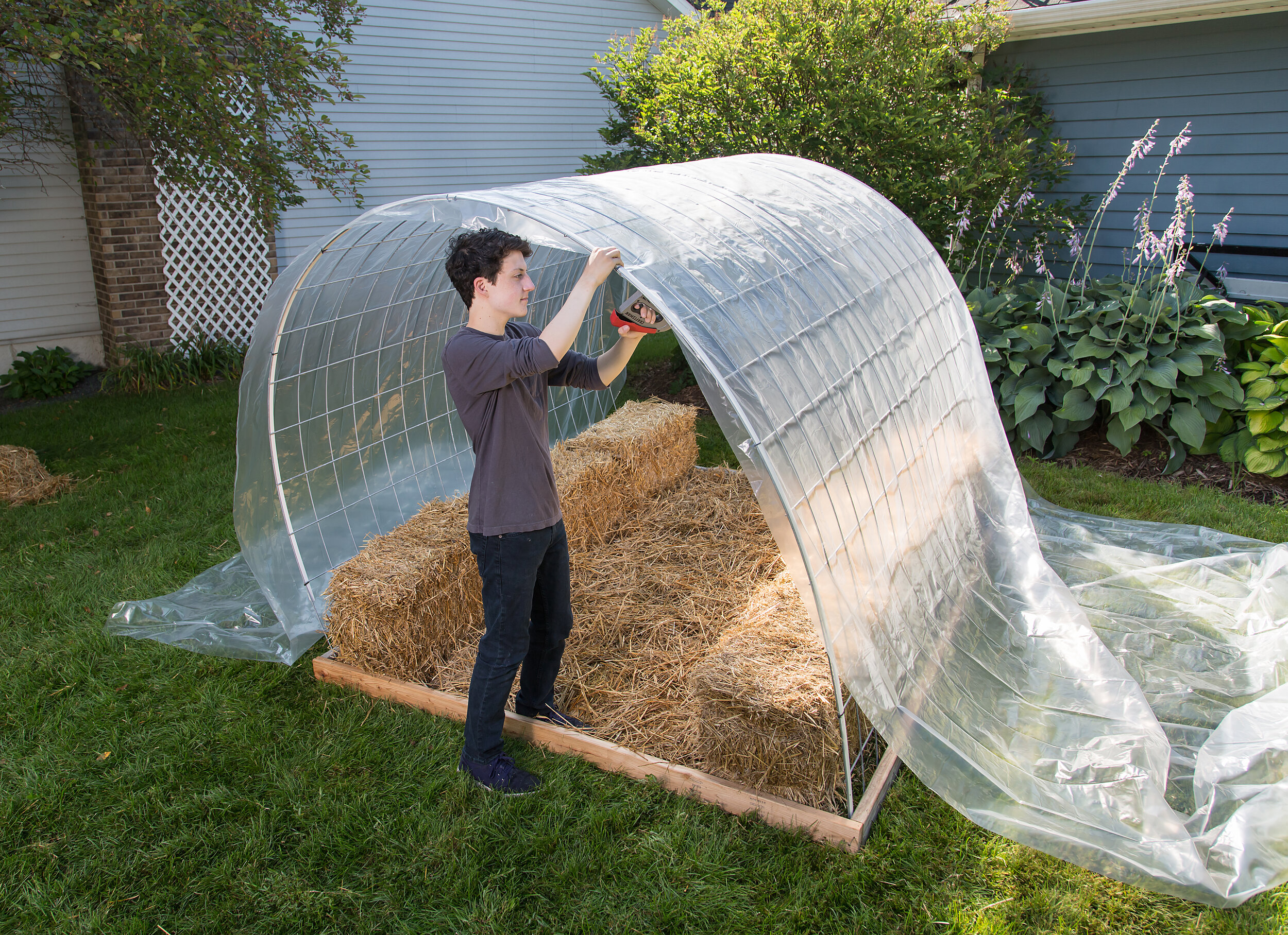 Make a Temporary Greenhouse