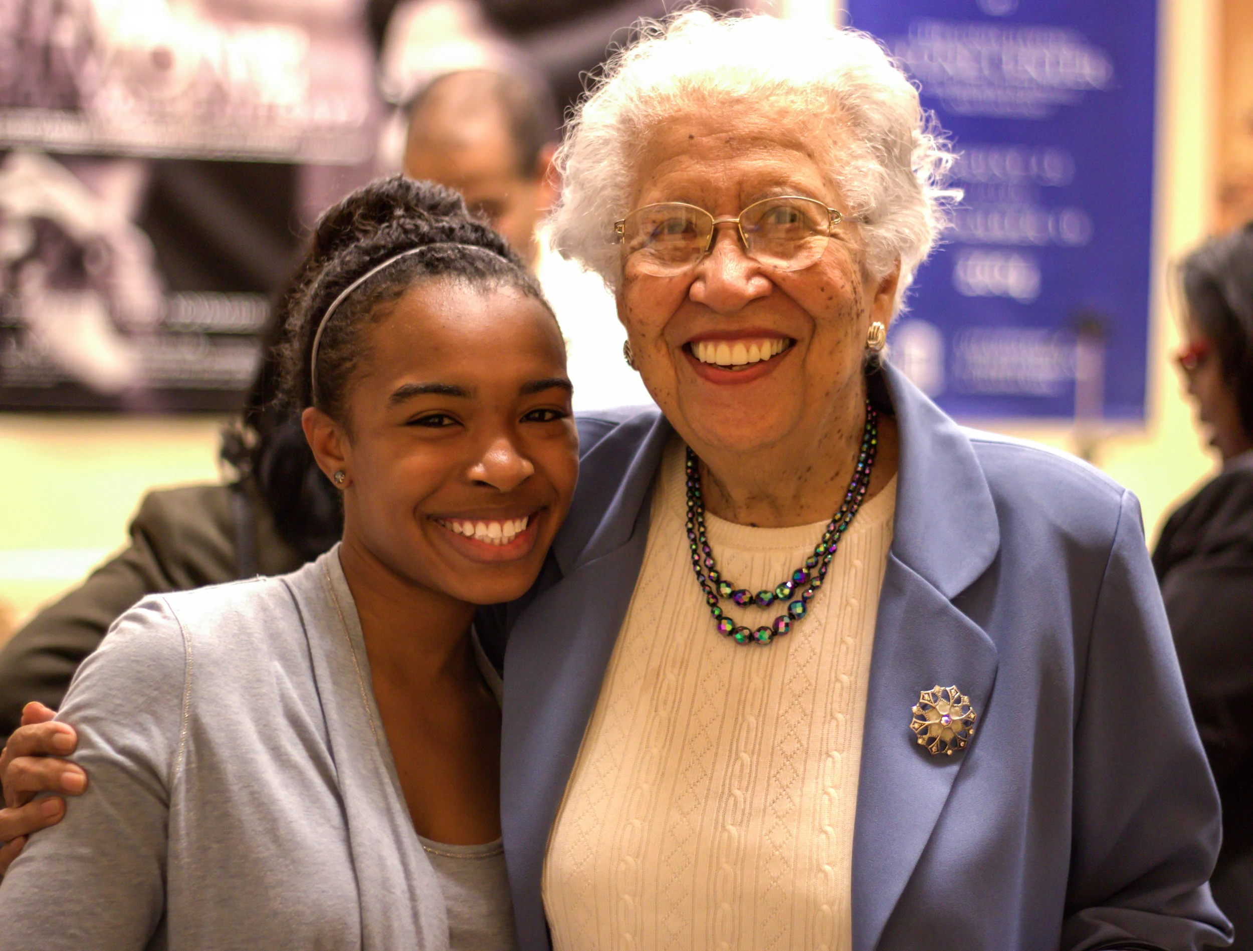 Hortense McClinton with Studetn (Allison Newton)