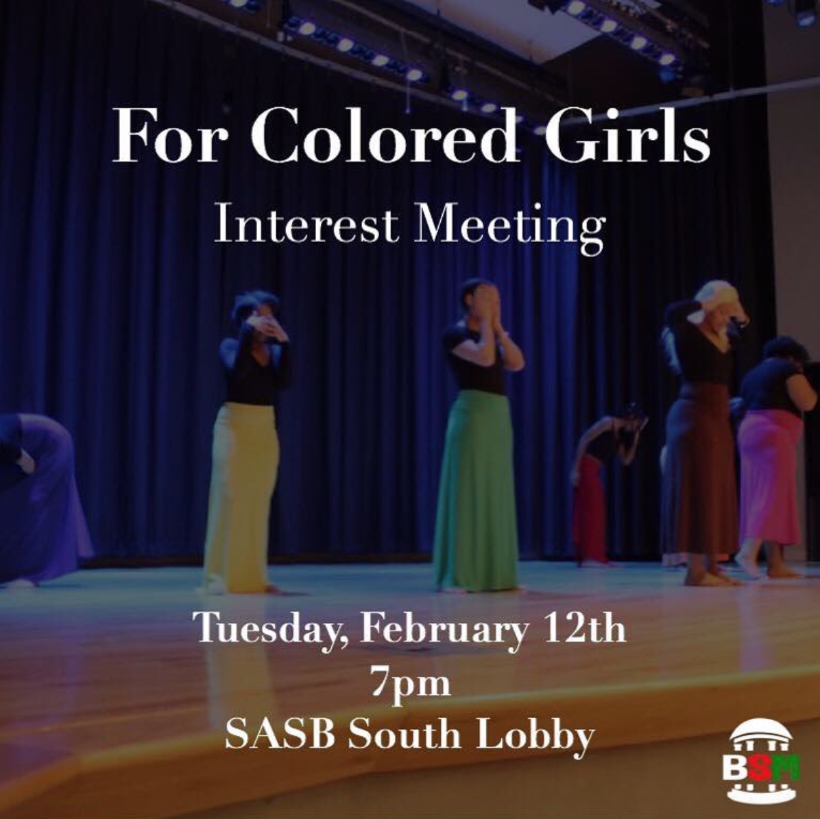 For Colored Girls Interest Meeting 