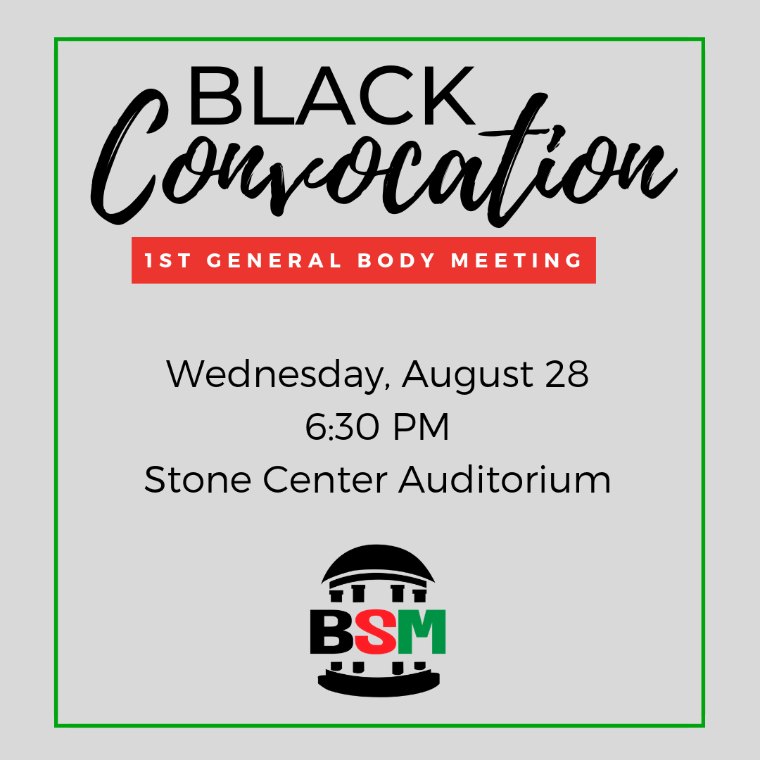 2019 Black Convocation - 1st General Body Meeting