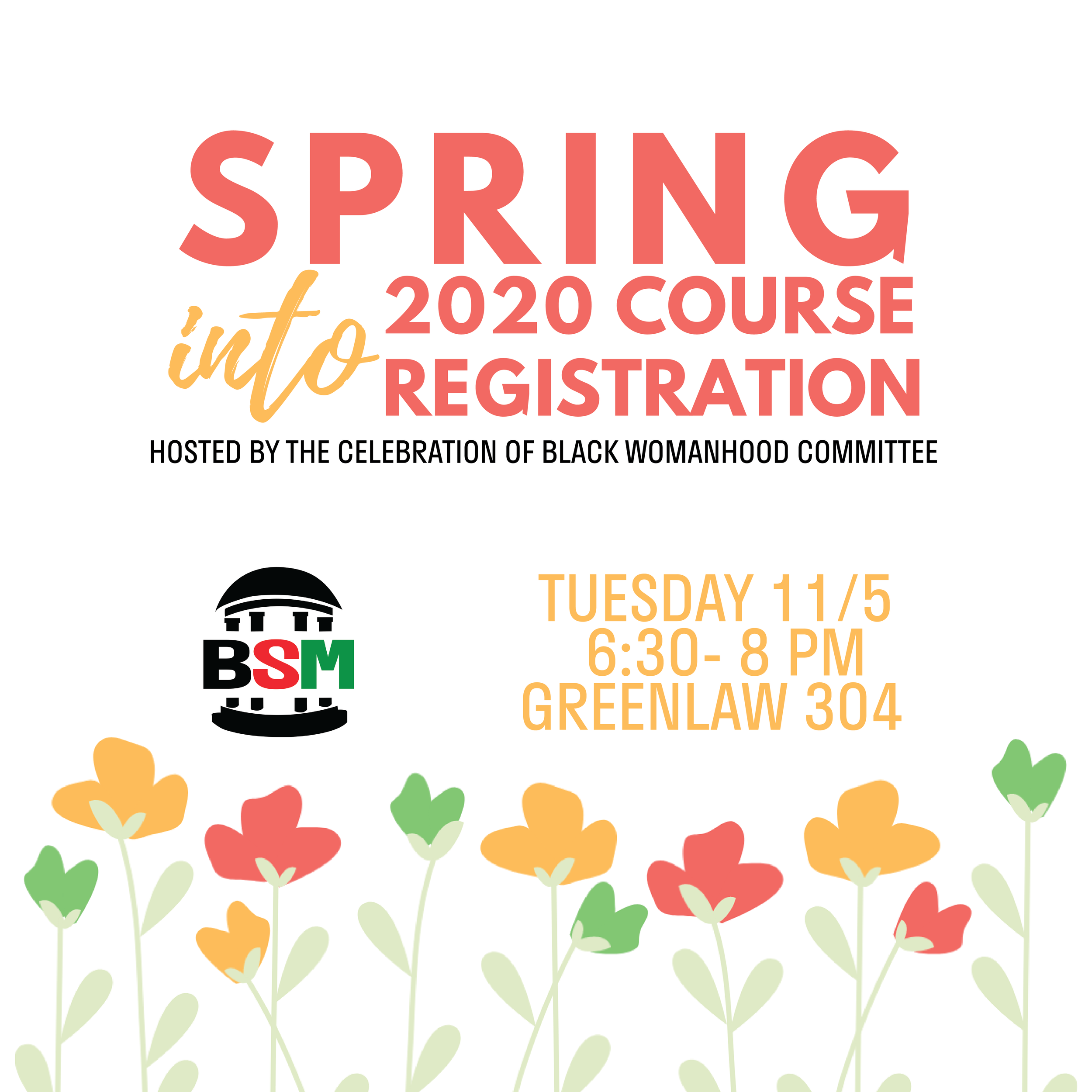 Spring into 2020 Course Registration