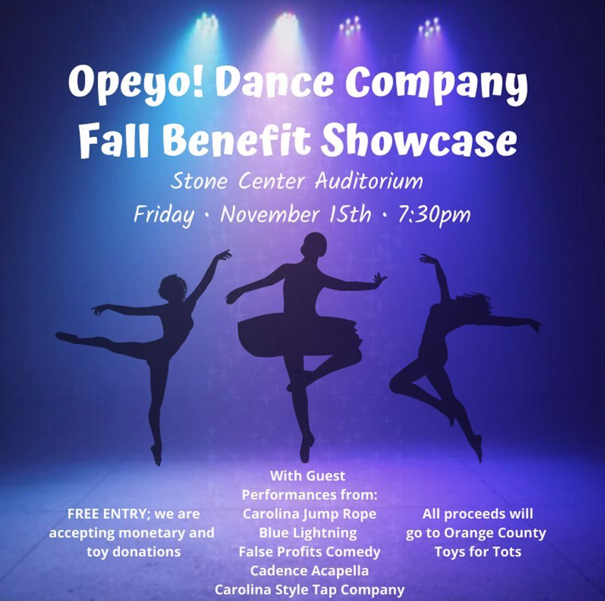 OPEYO! Fall Benefit Showcase
