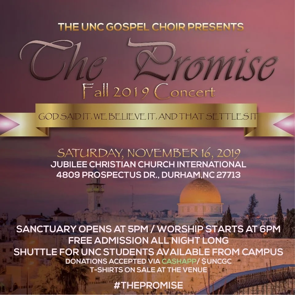 The Promise: UNC Gospel Choir Fall Concert