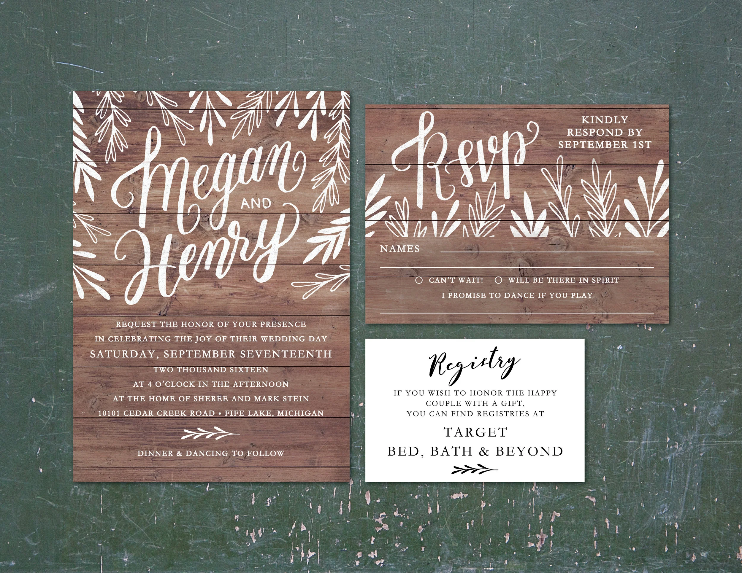 Kraft card stock - front