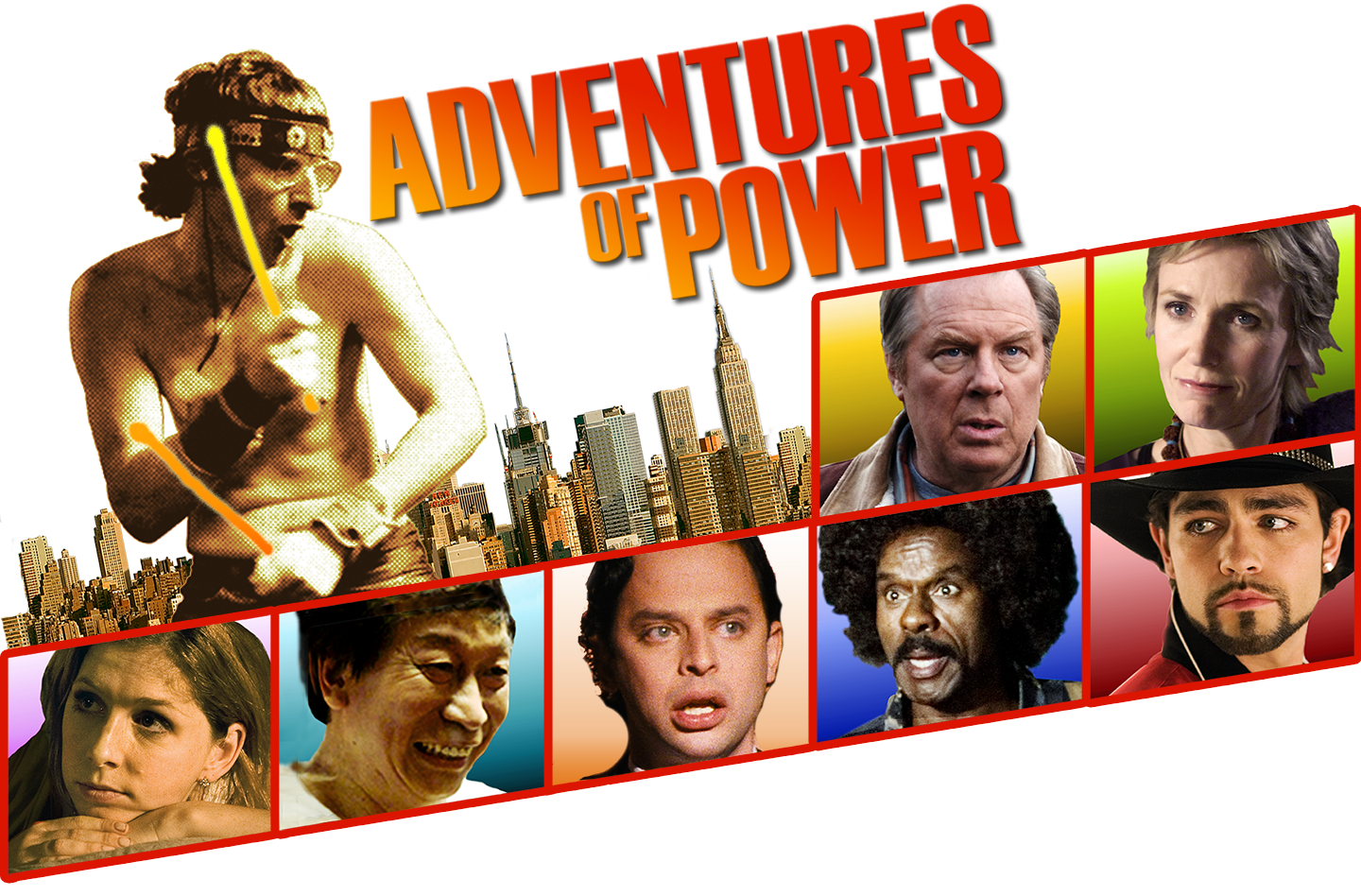 Ari Gold air-drumming in the movie Adventures of Power