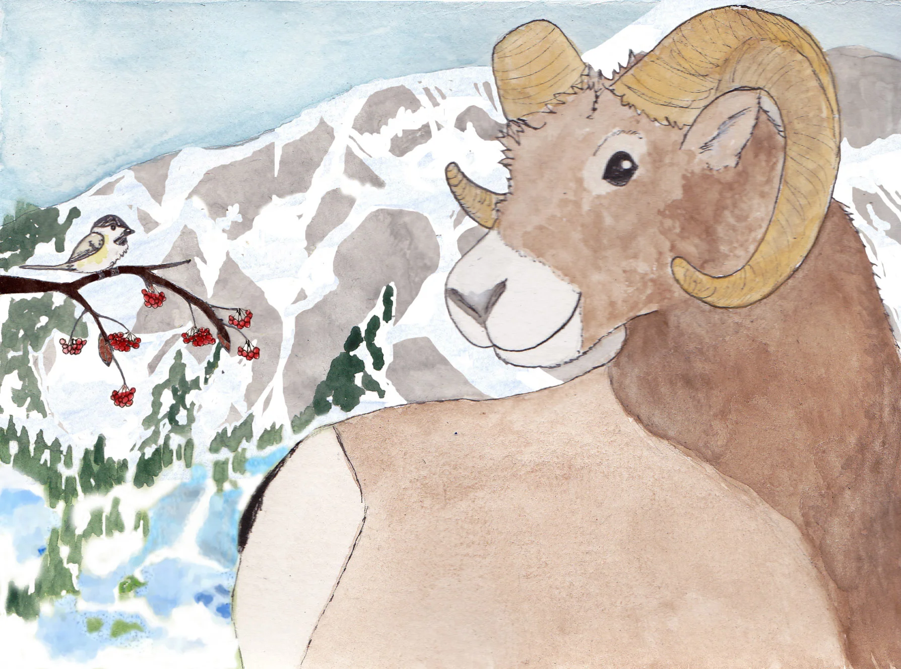Ram & Chickadee