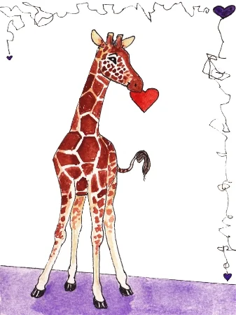 Be mine Giraffe