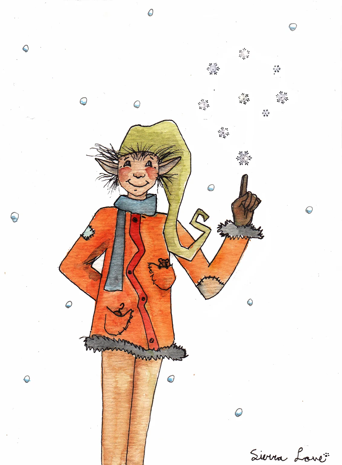 Elf in Orange