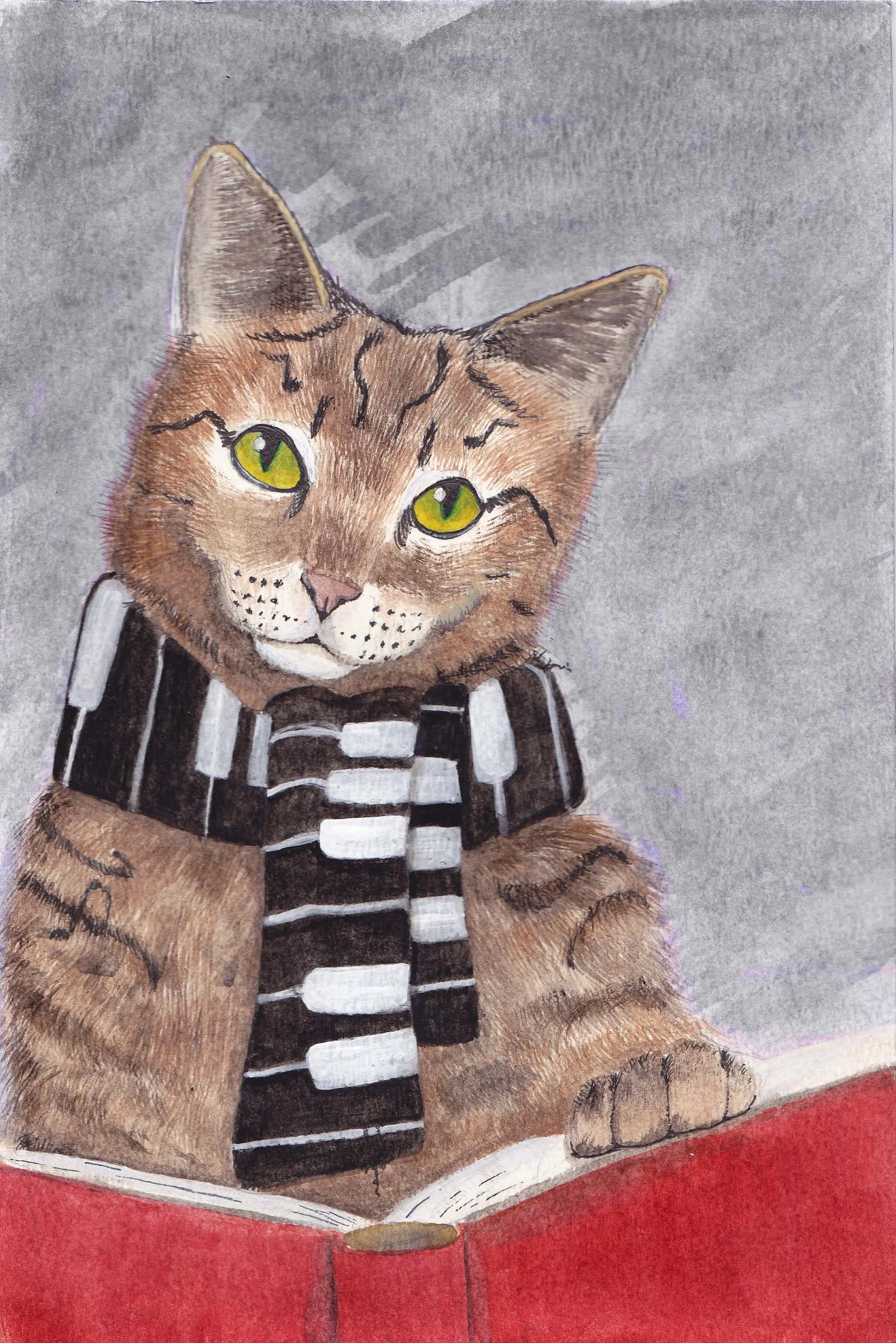 Caroling Cat