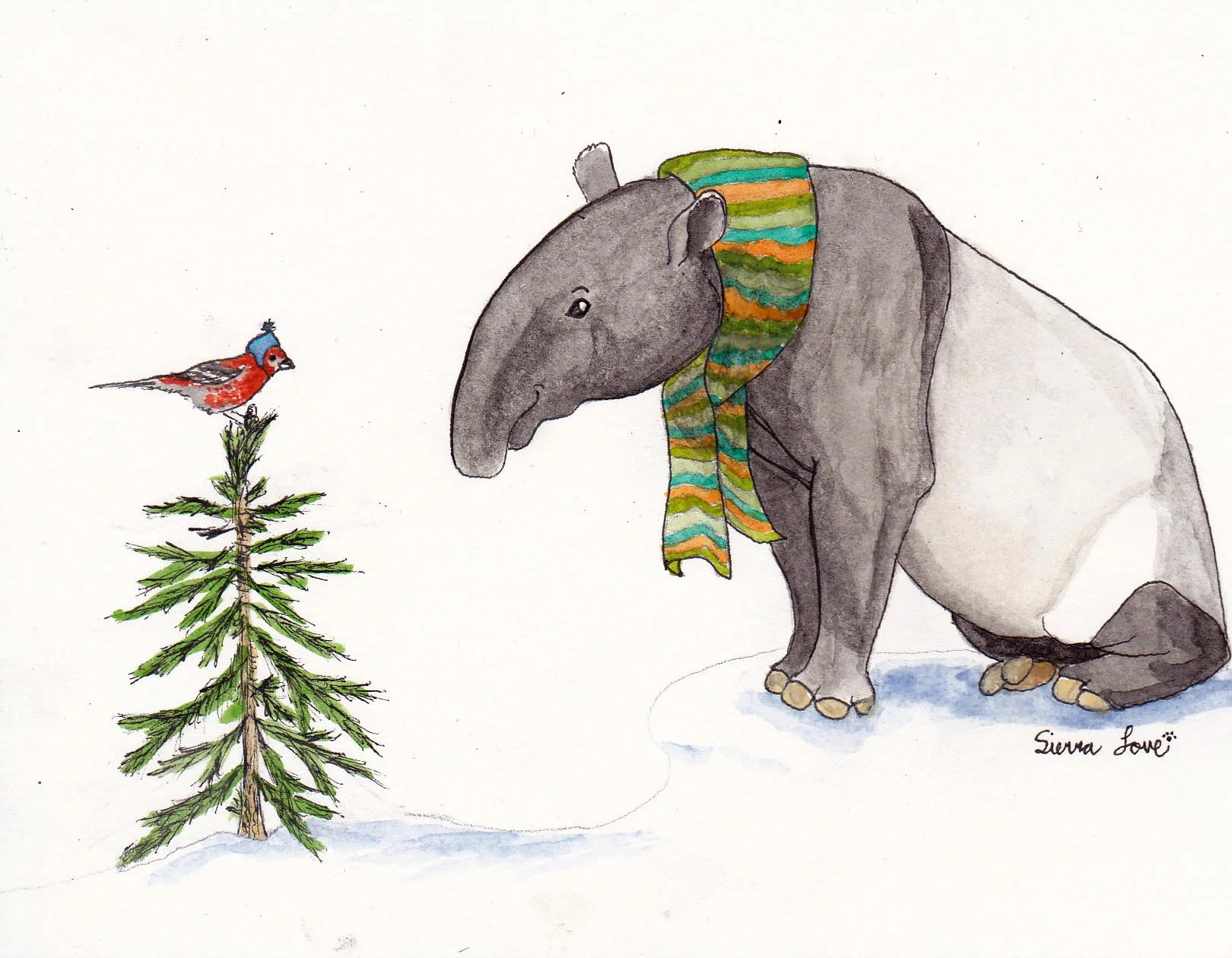 Winter Tapir - Unexpected Guests
