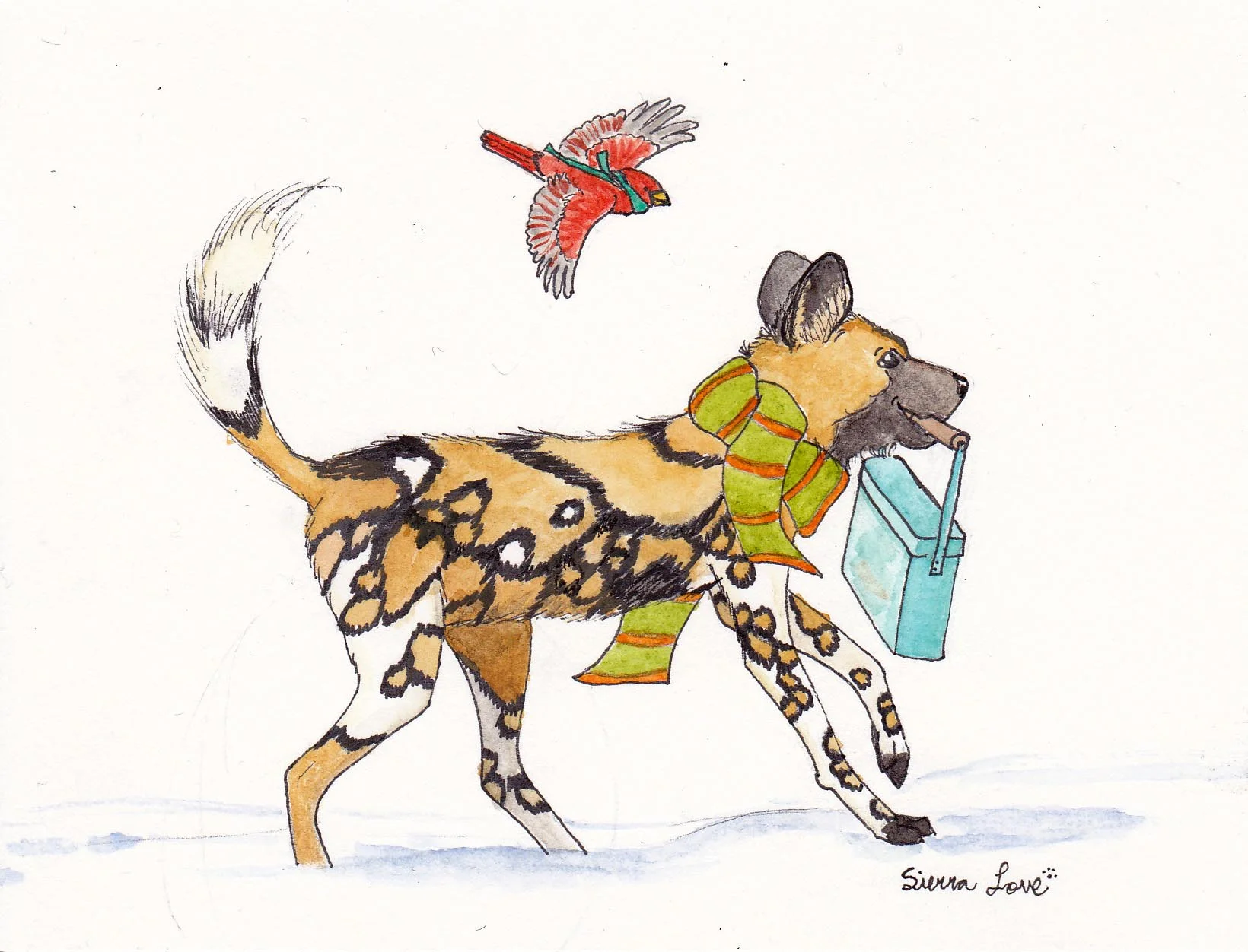 Winter Wild Dog - Unexpected Guests