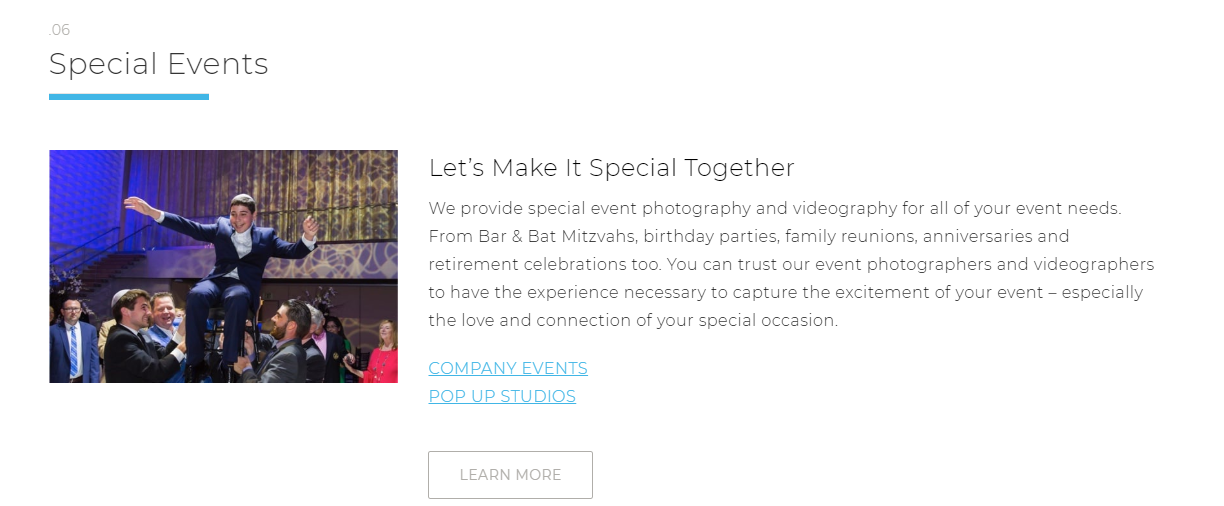 Service Page Example