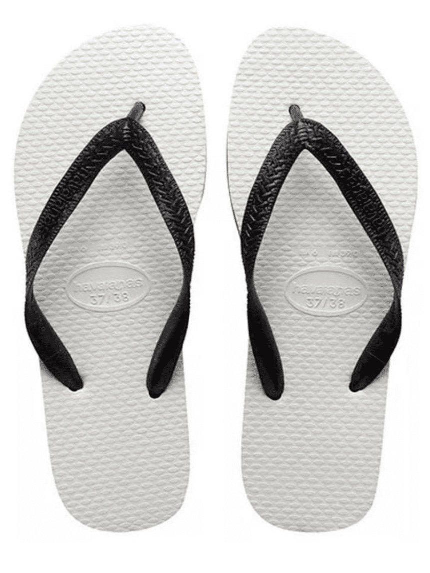 Havaianas Black/White 43/44 BR / 10- 11 USA — BuziosNYC 