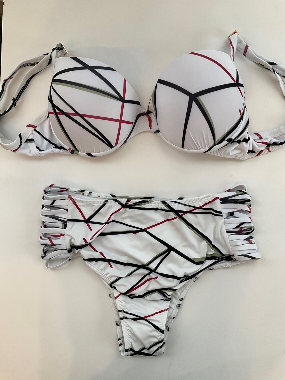 Bathing Suit - Bikini - White Dunas - Size XL — BuziosNYC