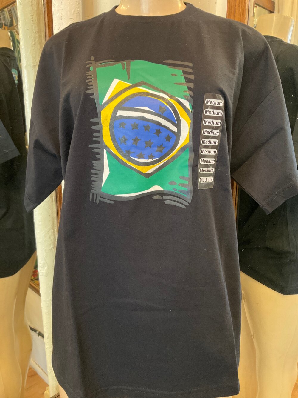 Camiseta Brasil Preta — BuziosNYC